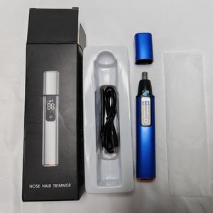 Tondeuse électrique portable pour poils du nez, rechargeable par USB, kit de soin et de nettoyage des poils du visage sécurisé - Product Image 1