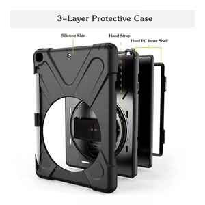 Funda Armor Design para <span class=keywords><strong>iPad</strong></span>, Resistente y Robusta con Soporte Giratorio para Tablet PC, Compatible con <span class=keywords><strong>iPad</strong></span> <span class=keywords><strong>Mini</strong></span> 1/2/3/4 2024 - Product Image 5