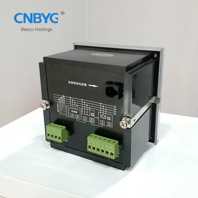 Baoyu By83J Smart Capacitor Controller Low Voltage Three Phase Reactive Power Compensation Device Meter Support Industrial