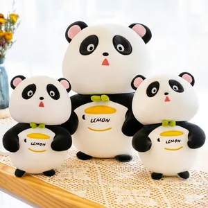 De gros nu ours cadeau sacs-Ours en peluche personnalisé panda 25/40cm, vente en gros, trois ours dessins animés, cadeau d'anniversaire pour enfants