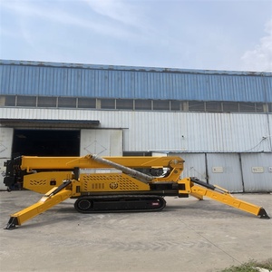 Trung Quốc động cơ diesel điều khiển điện Spider <span class=keywords><strong>Crane</strong></span> thủy lực di động nâng Boom Telescopic - Product Image 6