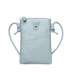 Bolso Bandolera Mini para Teléfono, de Cuero Genuino, Vertical, para Mujer, Venta al Por Mayor de Fábrica - Product Image 6