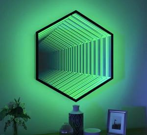 Thông minh không khí Bắc Âu Multilayer 3D LED RGB Hexagon Infinity gương ánh sáng - Product Image 5