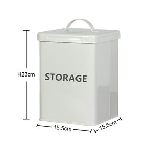 Wholesale food grade metal customize storage bin box organizer container