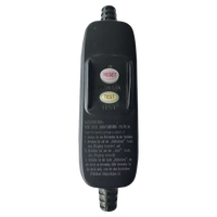 Interrupteur de protection contre les fuites PRCD ELCB étanche IP54 pour extérieur, prises de courant intérieures avec mise à la terre (GFCI) 230V 20A 16A 10A