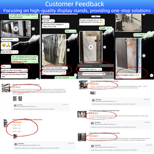 Giá đỡ trưng bày mẫu gạch lát sàn PVC giả đá tự đứng, xoay 360 độ, tấm lớn - Product Image 6