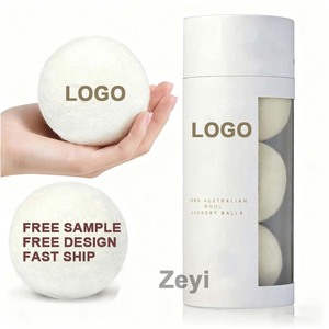 Biểu Tượng Tùy Chỉnh Len Máy Sấy Bóng Tự Nhiên Vải Làm Mềm Làm Của 100% Hữu Cơ Cao Cấp <span class=keywords><strong>New</strong></span> <span class=keywords><strong>Zealand</strong></span> Len Giảm Nếp Nhăn Bé An Toàn - Product Image 1