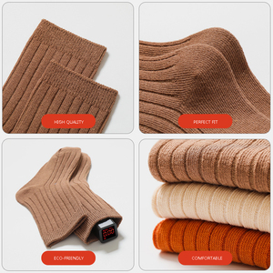 Unisex bambini bambino bambini 1-11 anni ragazzi ragazze calzini alla caviglia atletici calzini in cotone accogliente equipaggio vestito - Product Image 2