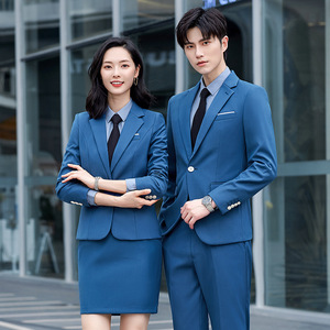 Men's Formal Suit Viscose Worsted Work Uniforms For Office Use - Product Image 2