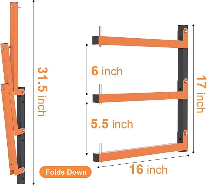 WALL MOUNT LUMBER/STORAGE RACKS - Big Sky Maker WALL MOUNT LUMBER/STORAGE RACKS - Big Sky Maker