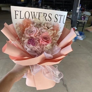 Fornitura di Fabbrica Bouquet di <span class=keywords><strong>Rose</strong></span> Eterne Fiori Secchi Personalizzabile - Product Image 3