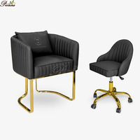 Chaise de manucure de luxe pour salon de manucure, ensemble de chaises mobiles pour client