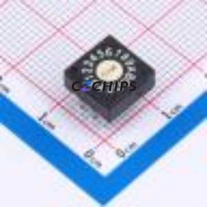 MER-16-WKZP(thin) Rotary Encoder Switch Through hole Component (THT) Switch 16 Through Hole True Code - Product Image 1