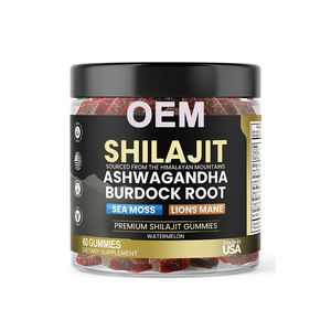 Gomitas de Ashwagandha y Seamoss Sin Azúcar de Marca Propia para Hombres y Mujeres, Belleza de la Piel, Inmunidad, Suplemento de Hongos Melena de León - Product Image 1