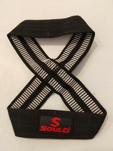New top selling Eight Cotton Wrist <b>Wraps</b> with Anti-Skid Elastic Strap for Strength Training - Product Image 2