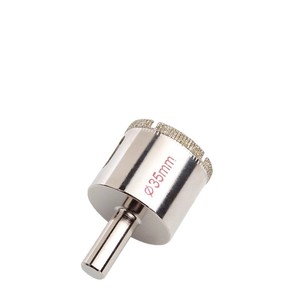 Broca de sierra perforadora Wanlian de acero con alto contenido de carbono y punta de carburo para perforar azulejos, vidrio y cerámica - Product Image 2