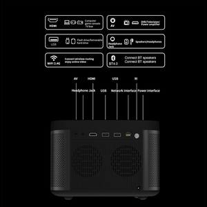 Thiết Bị Trình Chiếu Điện Tử Tiêu Dùng Phim Điện Tử Màn Hình Lcd 1920*1080P Bán Chạy Máy Chiếu Tại Nhà 4K - Product Image 6