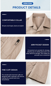 Veste <span class=keywords><strong>de</strong></span> <span class=keywords><strong>travail</strong></span> tendance à manches courtes, tenue <span class=keywords><strong>de</strong></span> <span class=keywords><strong>travail</strong></span> durable pour le lavage <span class=keywords><strong>de</strong></span> voitures, uniforme d'été, combinaison <span class=keywords><strong>de</strong></span> <span class=keywords><strong>travail</strong></span> - Product Image 4