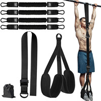 Bandas de Resistencia Kepler Multi-Nivel de TPE, Bandas Elásticas para Entrenamiento, Desarrollo Muscular, Levantamiento de Pesas y Movilidad