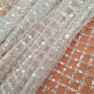 कील सेक्विन कशीदाकारी फीता पोशाक शादी की पोशाक कपड़े निर्माताओं बेचने गर्म नए वर्ग मनके प्लेड अफ्रीकी धुंध स्थायी - Product Image 3