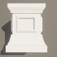 Moulures en EPS modernes personnalisées |   Capuchons de colonne légers |   Moules décoratifs durables, imperméables et écologiques pour la construction |