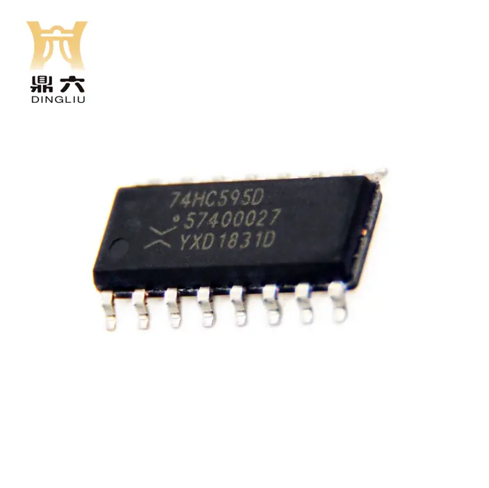 DING LIU 74HC595D 16-SOIC (0.154", 3.90mm Width) 595 IC SHIFT REGISTER 8BIT 16SOP 74HC595D