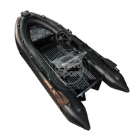 12ft Offre Spéciale RIB 360 certifié CE Hypalon/PVC AluminumHull RIB Bateau de pêche gonflable