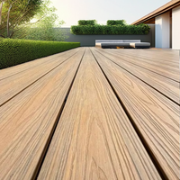 Nouveau produit phare 2025 : Lames de terrasse WPC co-extrudées, ignifuges, écologiques, au design européen brossé, pour extérieur, fabriquées en Chine