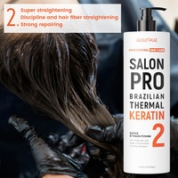 Kit Soin Cheveux Kératine Shampooing Après-Shampoing Masque Réparation Nourrissant Anti-Frisottis Brillance