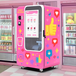 Máquina Expendedora Automática <span class=keywords><strong>de</strong></span> Helados <span class=keywords><strong>de</strong></span> Alta Capacidad con Caja <span class=keywords><strong>de</strong></span> Almacenamiento para Supermercados - Product Image 1