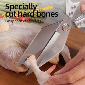 <span class=keywords><strong>Ciseaux</strong></span> à volaille robustes avec poignée antidérapante en alliage d'aluminium, pour couper la viande de poulet, la dinde, le poisson, les légumes, tous les <span class=keywords><strong>ciseaux</strong></span> de cuisine - Product Image 4