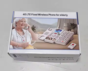 Meilleurs téléphones domestiques sans fil 4G avec alarme SOS/point d'accès Wifi/gros bouton pour personnes âgées - Product Image 5