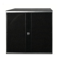 Haut-parleur de basses PA extérieur de 18 pouces, étanche IP6, subwoofer avec diaphragme en alliage de titane, puissance de pointe de 2000 W, écologique et durable