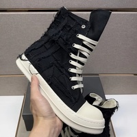 Chaussures de sport de luxe 2026 pour hommes et femmes, chaussures de marche décontractées et modèles élégants à lacets, bottes Ricks