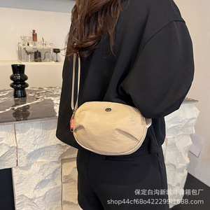 Sac bandoulière Ye Yin 9910 pour femme, 7 pouces, ovale, avec fermeture éclair, léger, tendance, portable, pour usage quotidien - Product Image 2