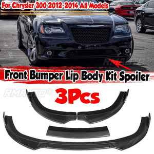 3 Piezas Kit de Carrocería con Labio Divisor, Difusor y Deflector para Parachoques Delantero de Coche, para Chrysler 300 SRT8 C S Base Sedán 2012 2013 2014 - Product Image 1