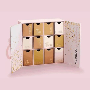 Tùy chỉnh rỗng sang trọng tông giấy Quà Tặng vẻ đẹp mỹ phẩm bao bì đếm ngược giáng sinh <span class=keywords><strong>Advent</strong></span> lịch hộp - Product Image 1