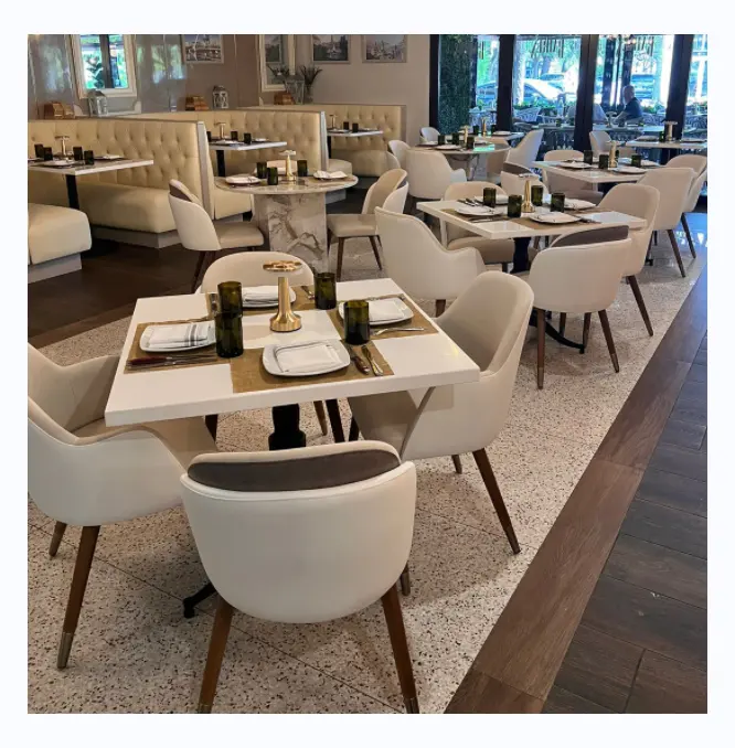 Design personalizzato moderno bar panca posti a sedere fast food ristorante tavoli e sedie set caffetteria mobili cabine ristorante