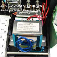 Transformador de Potencia Toroidal Confiable ABILKEEN AC380V 25VA, 13.5V Monofásico, Bobinado de Cobre, Núcleo Metálico, 50/60Hz