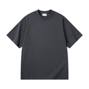 300g di t-shirt a maniche corte in cotone 100 pesante da <span class=keywords><strong>uomo</strong></span> con spalle scoperte in tinta unita - Product Image 6