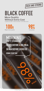 Mezcle instantáneamente libremente Café negro 98% de más calidad <span class=keywords><strong>sin</strong></span> costo adicional Café Arábica rico y fuerte - Product Image 3