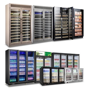 Thương mại siêu thị cửa kính hiển thị tủ đông tiếng ồn thấp siêu thị Ice Cream Tủ đông hiển thị tủ lạnh - Product Image 5