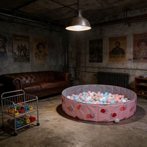 Vente en gros de nouveaux modèles de piscine à balles avec toboggan, piscine à balles souple avec toboggan, amusement pour les enfants, <span class=keywords><strong>location</strong></span> pour fêtes - Product Image 2