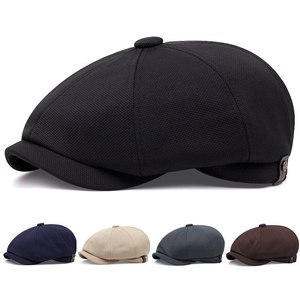 Hombres Mujeres 8 Panel Newsboy Gorra plana Transpirable Verano Retro Irlandés Cabbie Conducción Casual Golf Senderismo Gorra. - Product Image 1