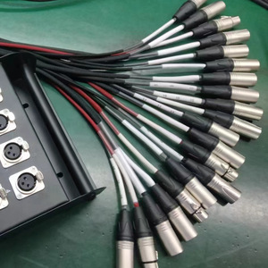 Câble audio multipaire XLR professionnel 28 canaux 30m avec boîtier de scène pour spectacles en direct - Product Image 3