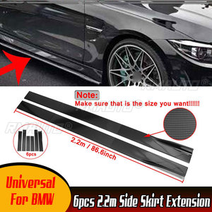 Extensiones Universales de 2.2m (86.6'') para Faldones Laterales de Coche, Divisores de Estribos para BMW F30 F80 M3 F82 M4 F32 F36 E90 E92 E93 F10 F11 520i - Product Image 1