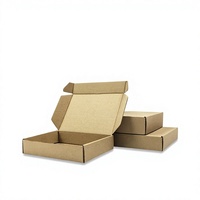 Boîte pour la vente en gros, livraison gratuite, couleur personnalisée, plateau en carton ondulé, acceptation des petites et grandes commandes, emballage