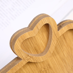 Plateaux de service créatifs en MDF, forme irrégulière, design simple, pour collations et fruits, usage domestique, options rondes et carrées - Product Image 4