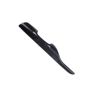 Panneau décoratif côté passager de Console centrale de voitures d'accessoires intérieurs en Fiber de carbone véritable pour <span class=keywords><strong>Toyota</strong></span> <span class=keywords><strong>Supra</strong></span> 2019 - <span class=keywords><strong>2022</strong></span> - Product Image 2