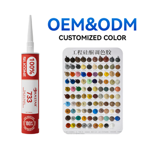 Oferta Especial: Sellador <span class=keywords><strong>de</strong></span> <span class=keywords><strong>Silicona</strong></span> KASTAR 733 100%, Adhesivo Elástico Resistente a la Intemperie - Product Image 4
